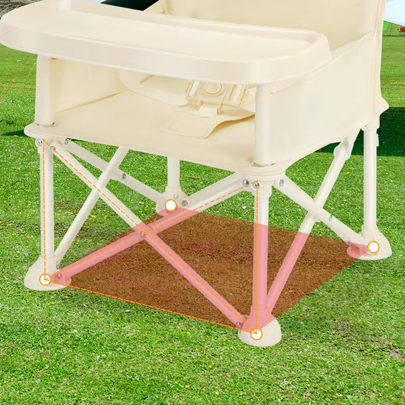 Baby Camping Chair with Tray & Umbrella