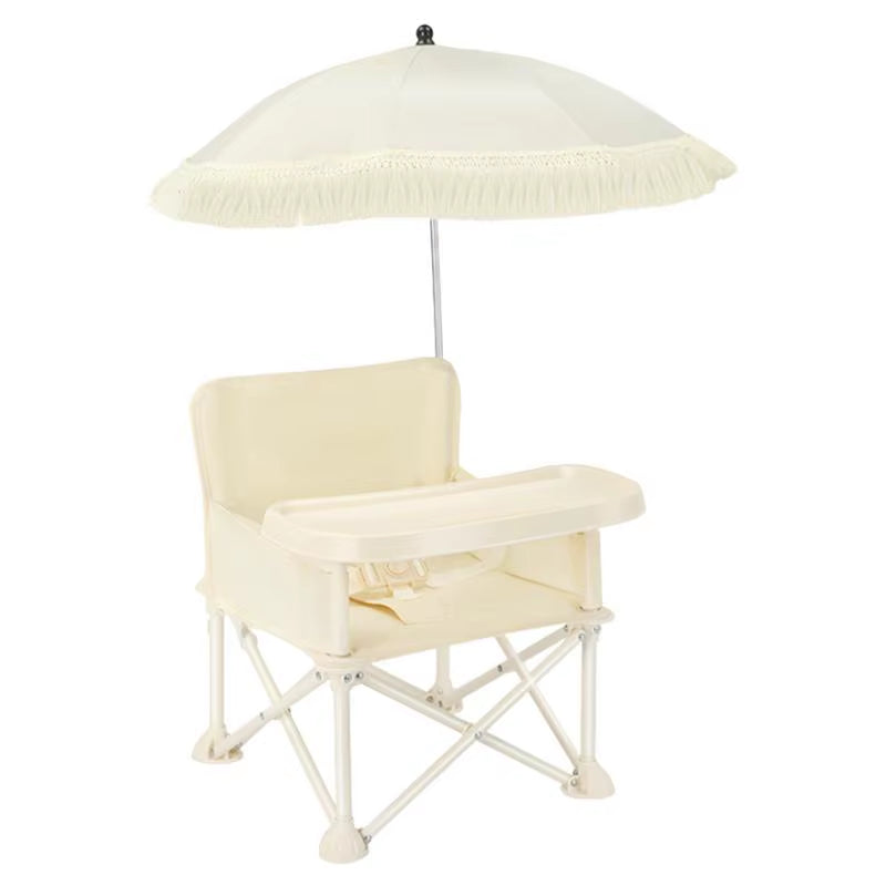 Baby Camping Chair with Tray & Umbrella